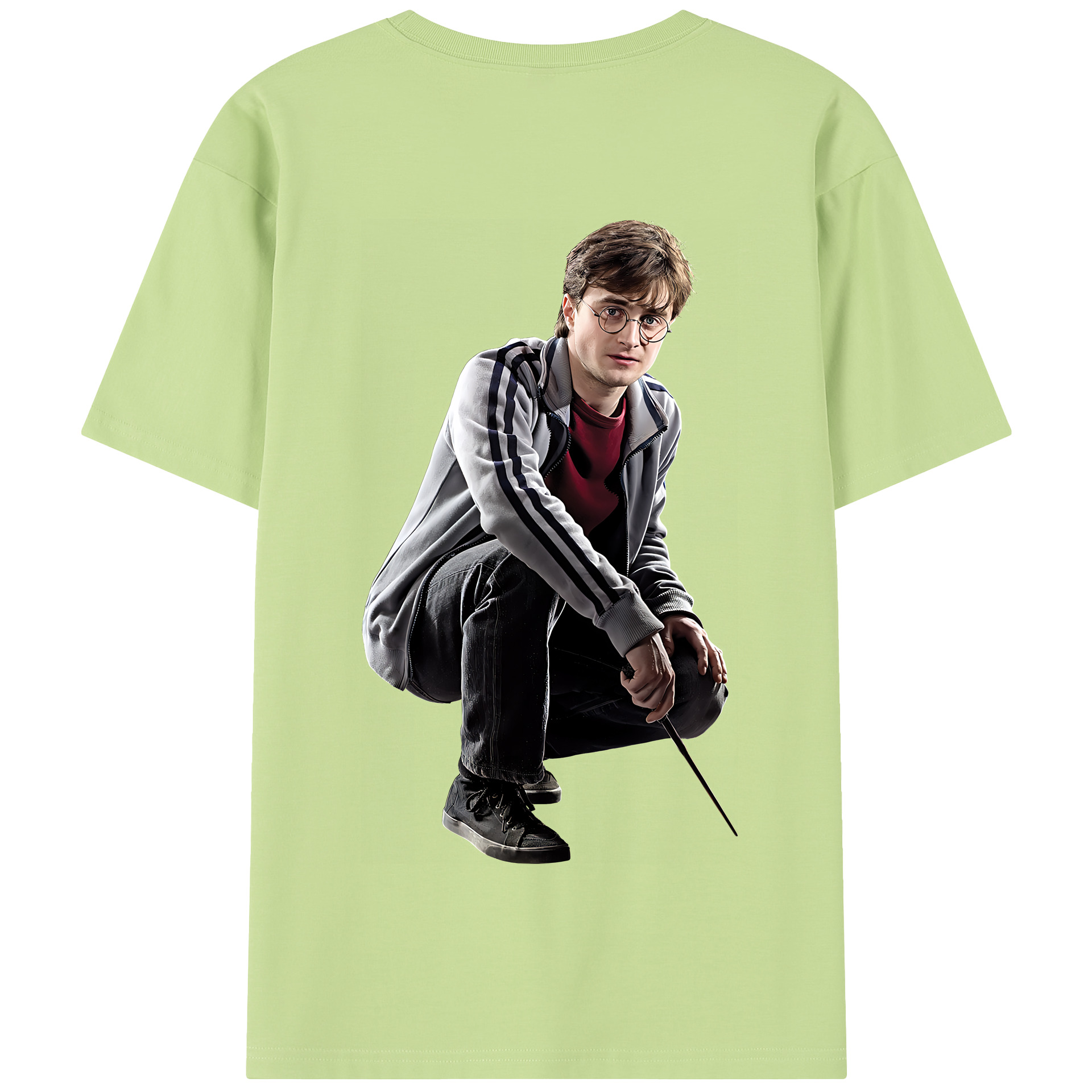 （画像用） Harry Potter ハリー・ポッターシリーズ 綿100％半袖Tシャツ（背面プリント）